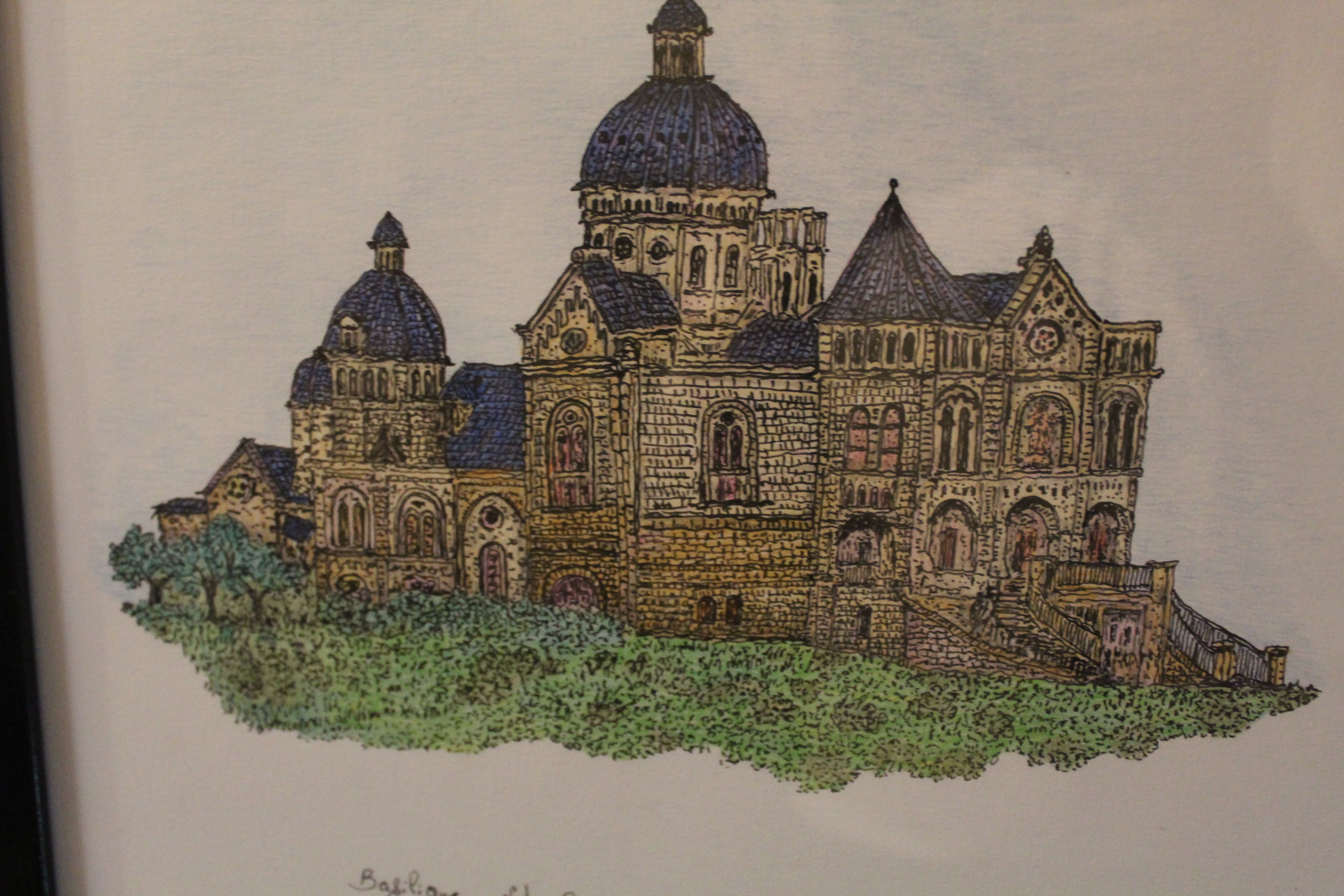 Œuvre encre de Chine série Nature 50x70cm