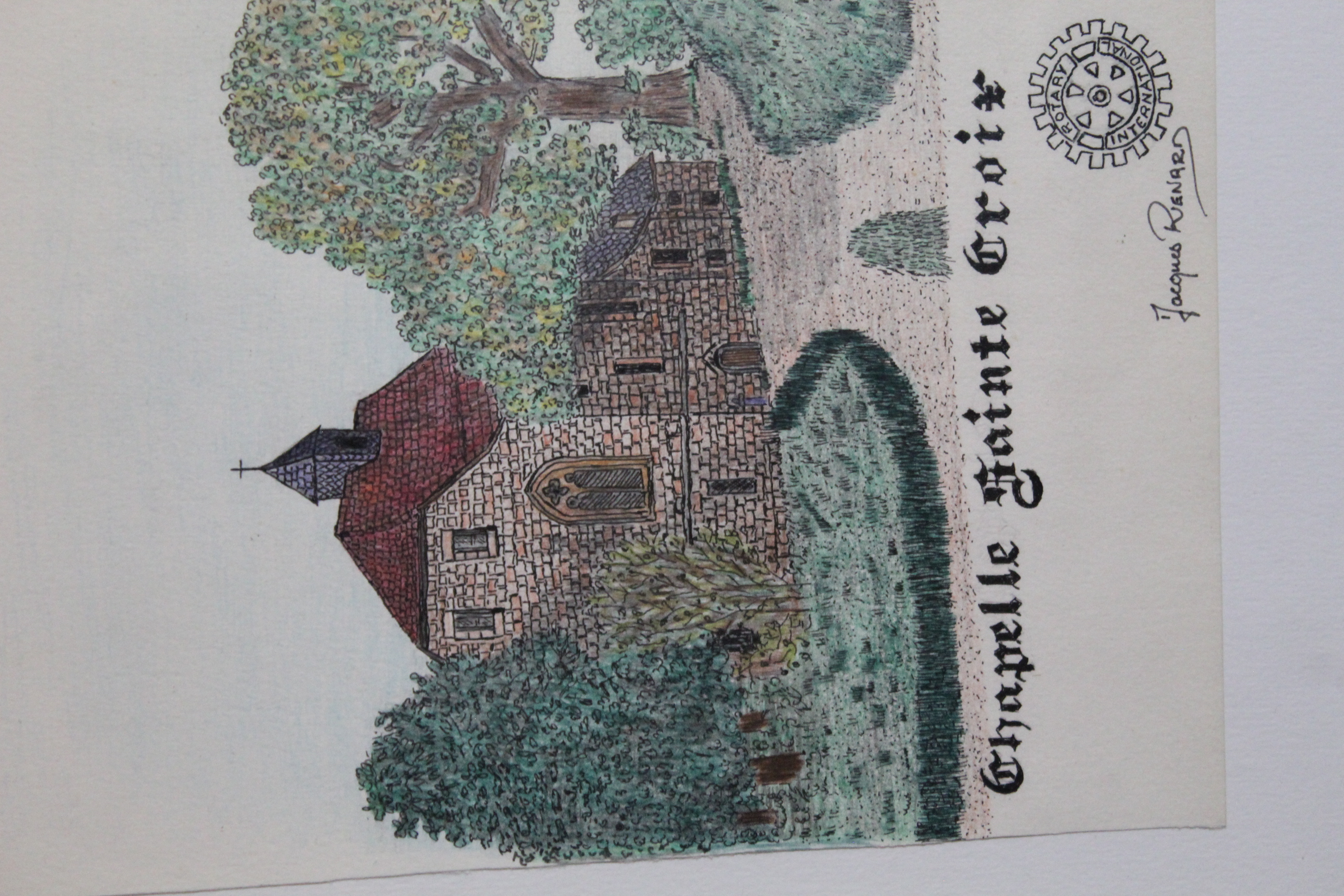 Œuvre encre de Chine série Nature 50x70cm