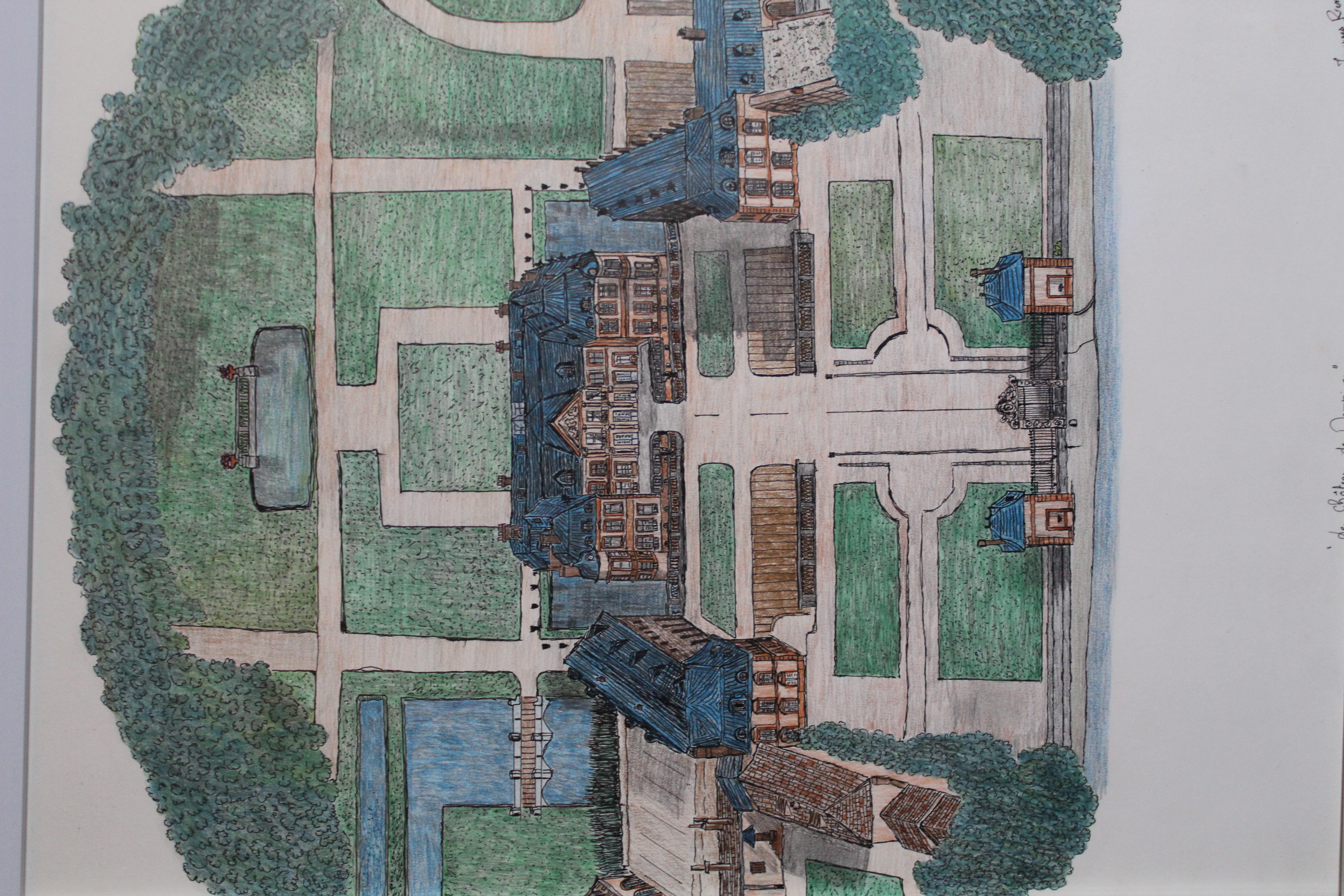 Œuvre encre de Chine série Nature 50x70cm