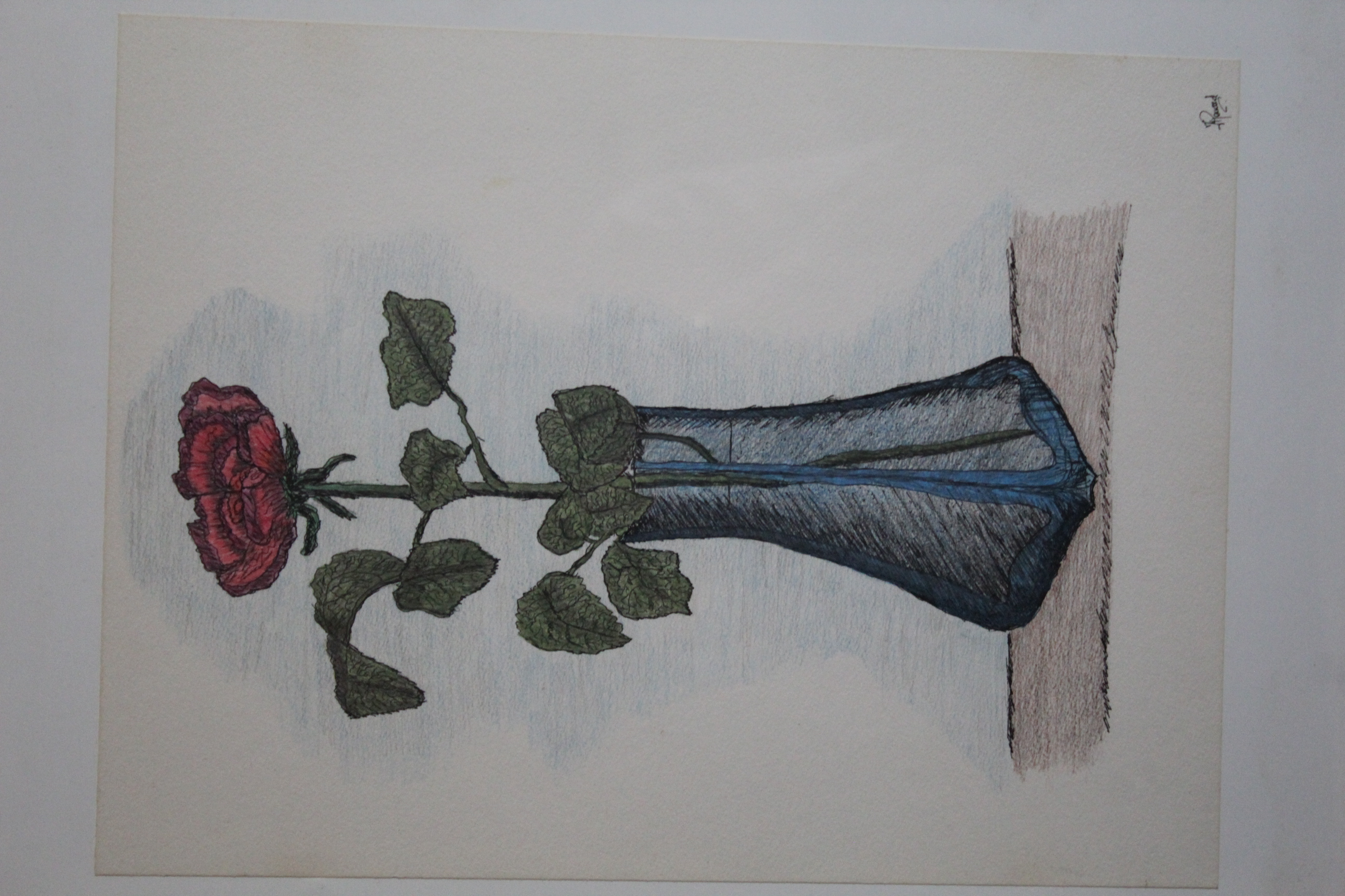 Œuvre encre de Chine série Nature 50x70cm