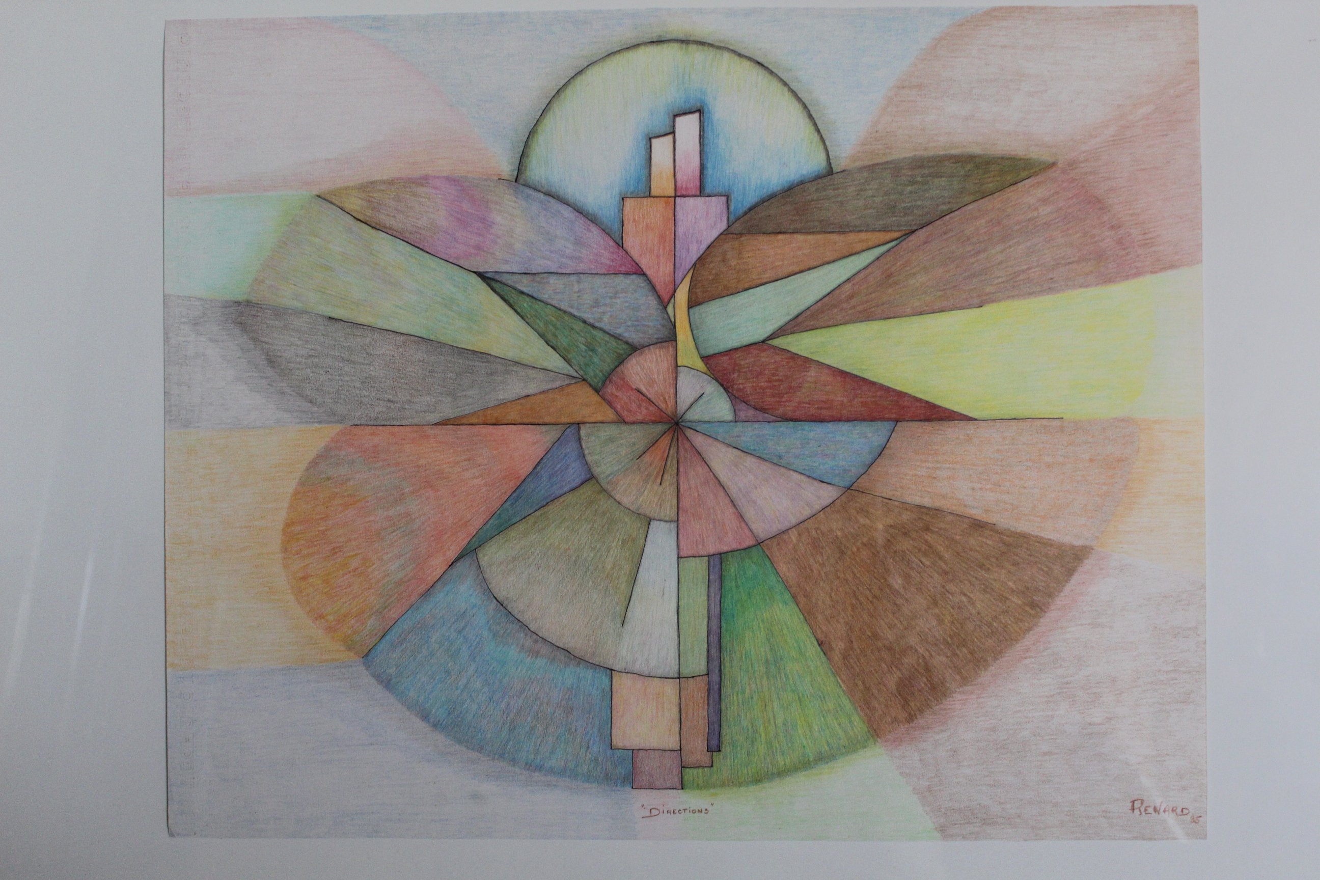 Œuvre encre de Chine série Nature 50x70cm