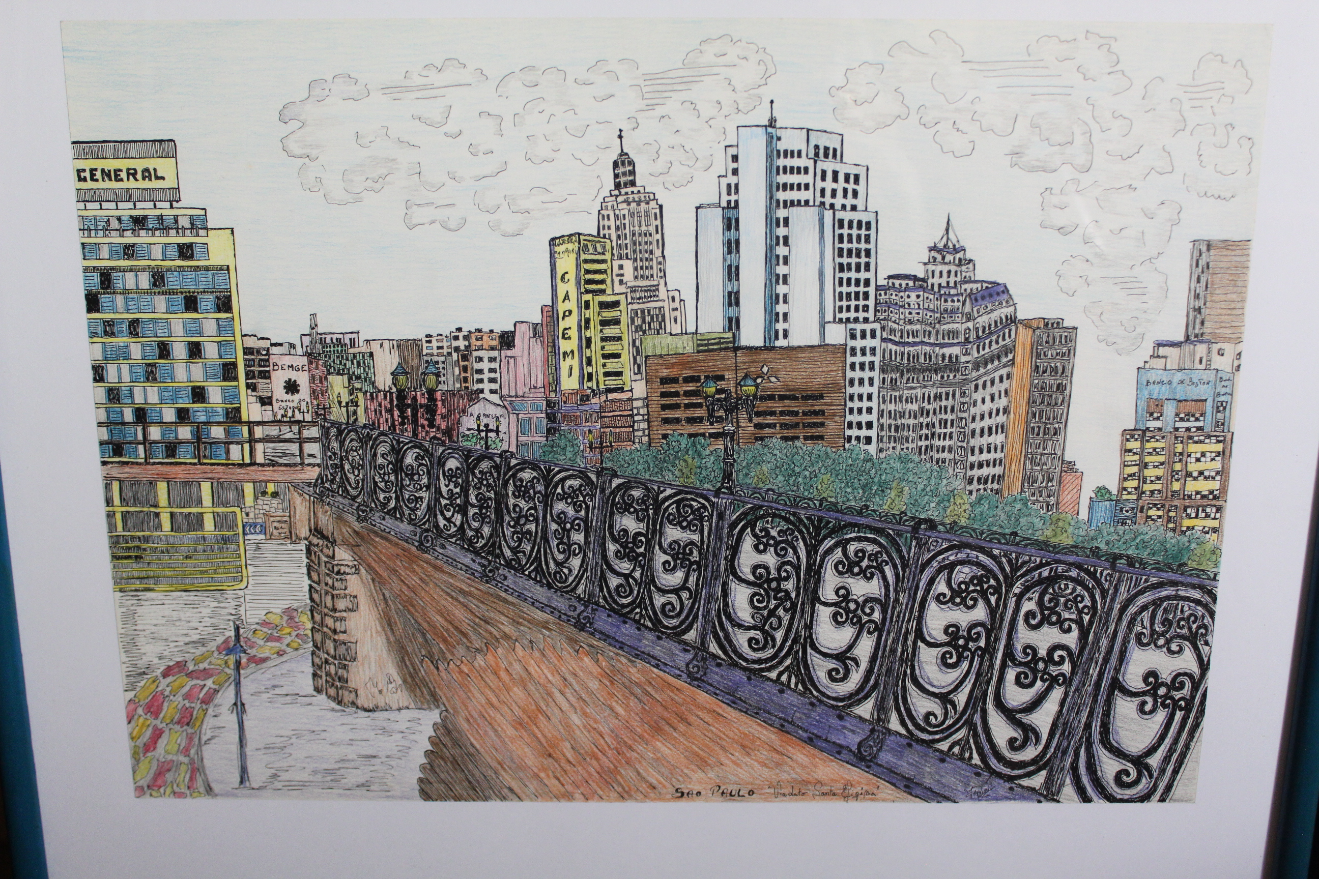 Œuvre encre de Chine série Nature 50x70cm