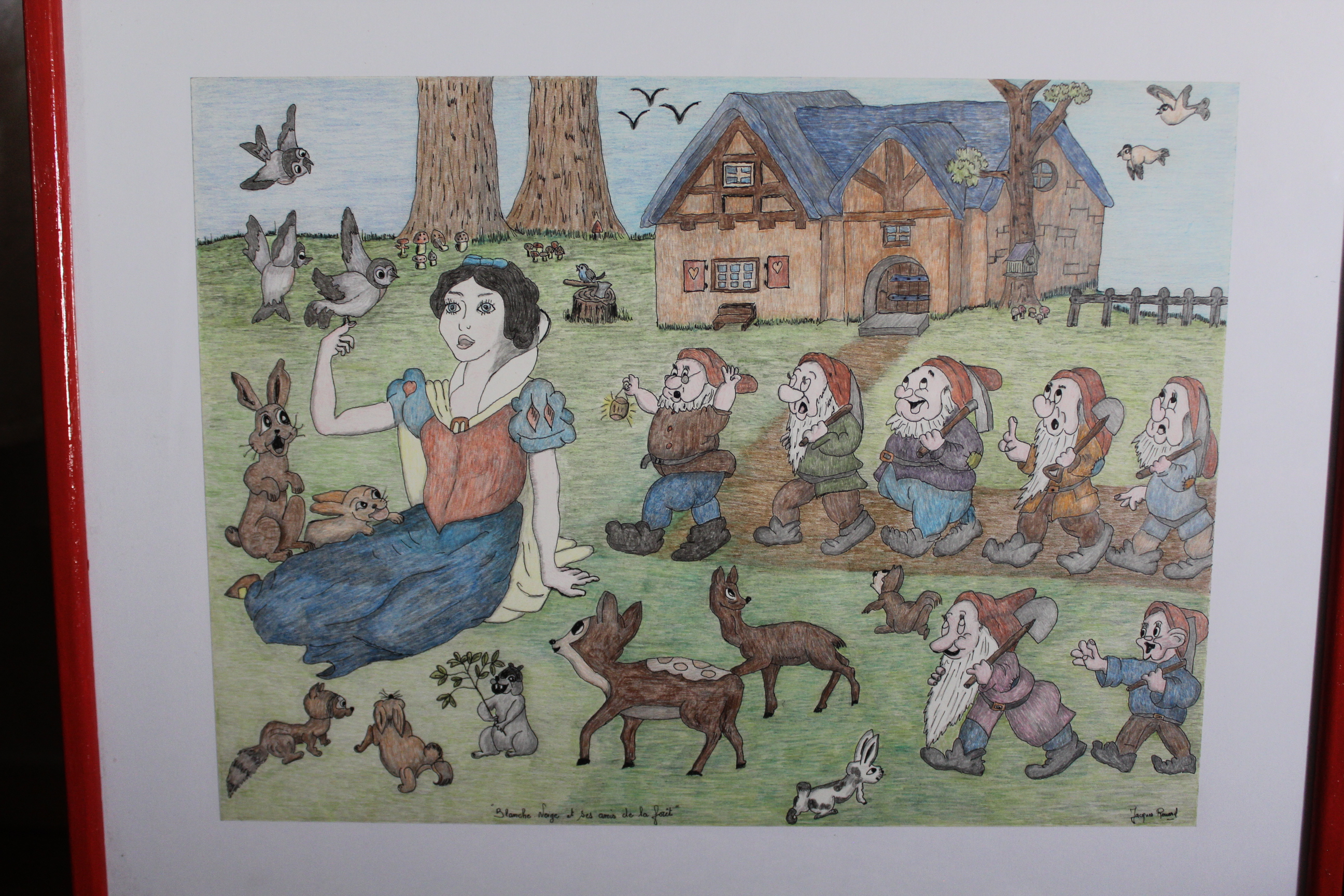 Œuvre encre de Chine série Nature 50x70cm