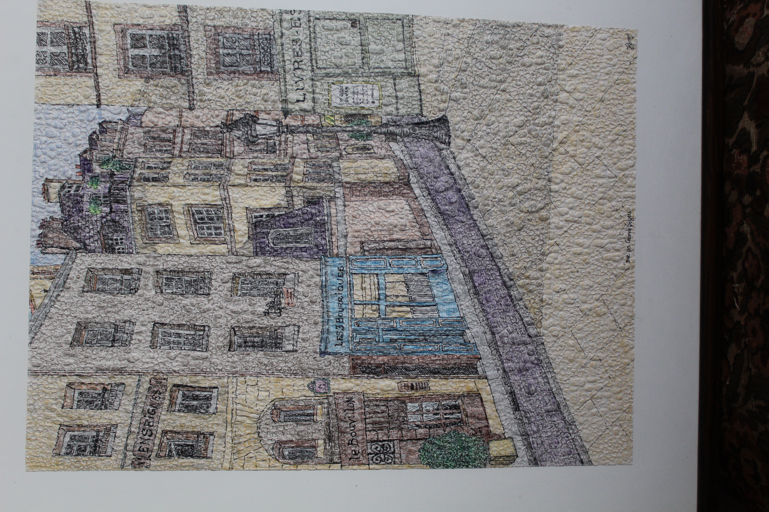 Œuvre encre de Chine série Nature 50x70cm