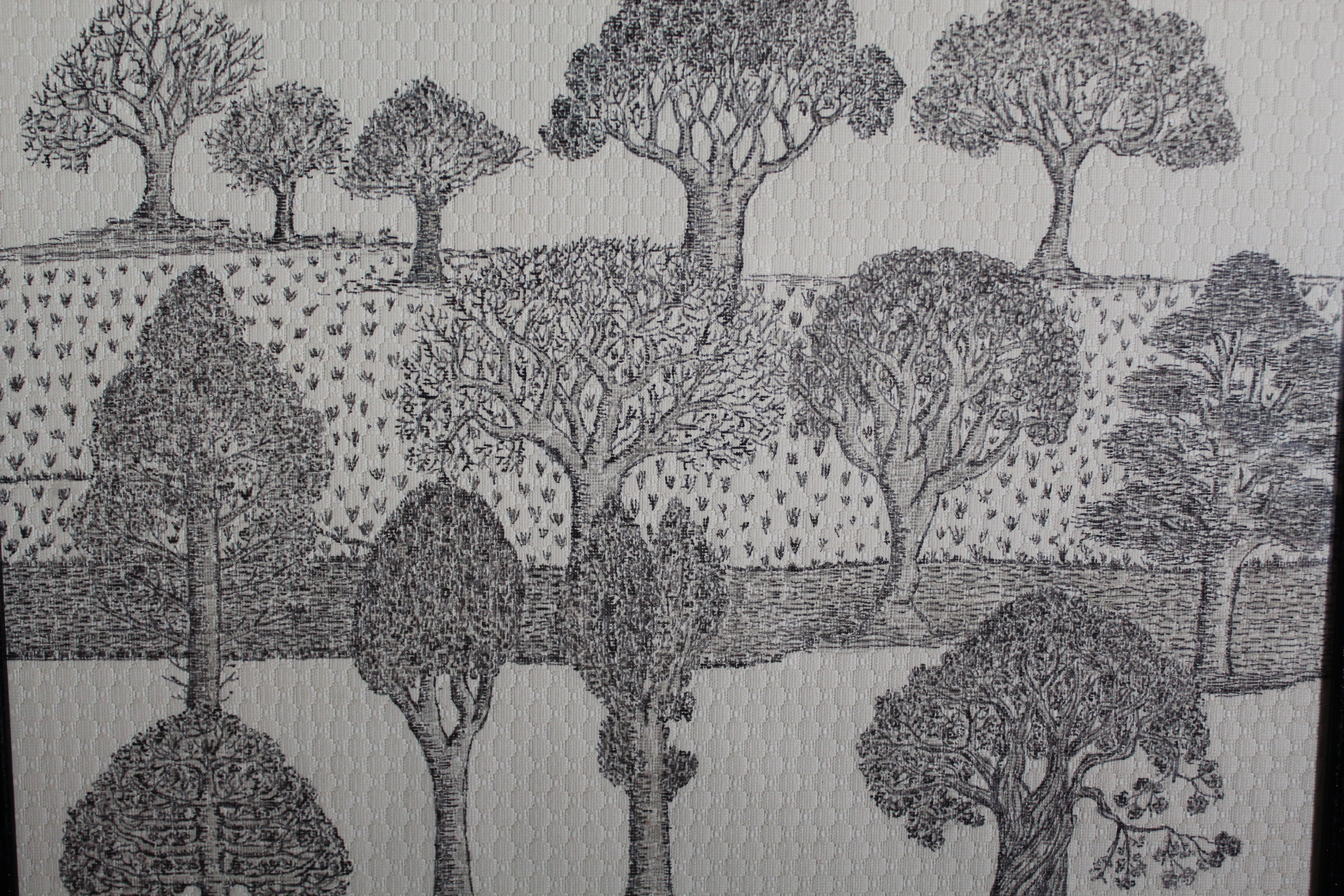 Œuvre encre de Chine série Nature 50x70cm