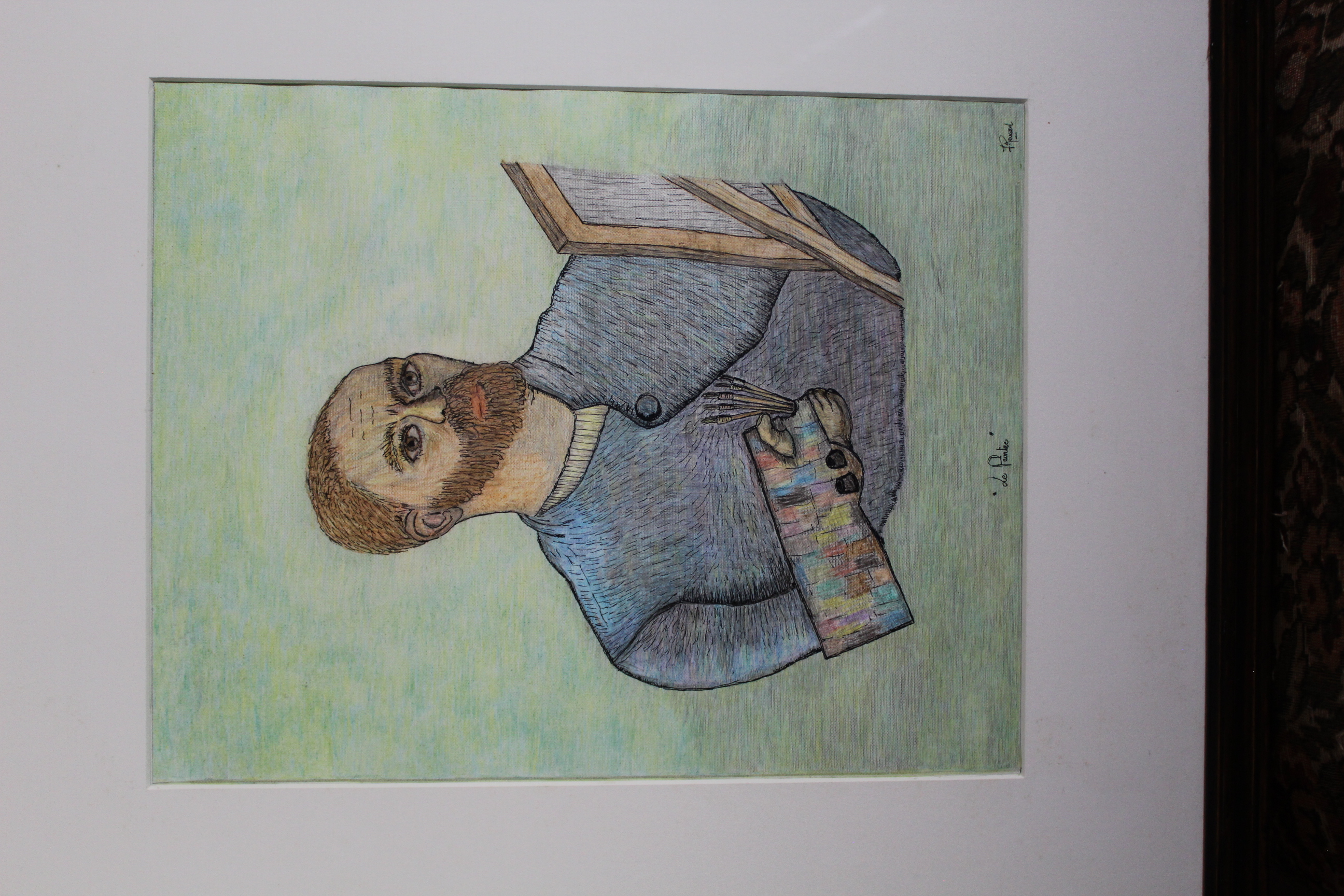 Œuvre encre de Chine série Nature 50x70cm